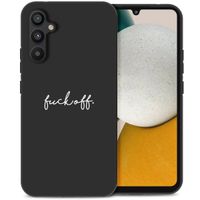 imoshion Design hoesje Samsung Galaxy A34 (5G) - Fuck Off - Zwart