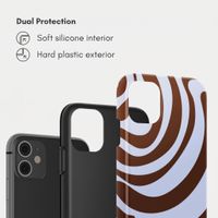 Selencia Vivid Back Cover Apple iPhone 11 - Dream Swirl Chocolate