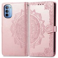 imoshion Mandala Bookcase Motorola Moto G31 / G41 - Rosé Goud