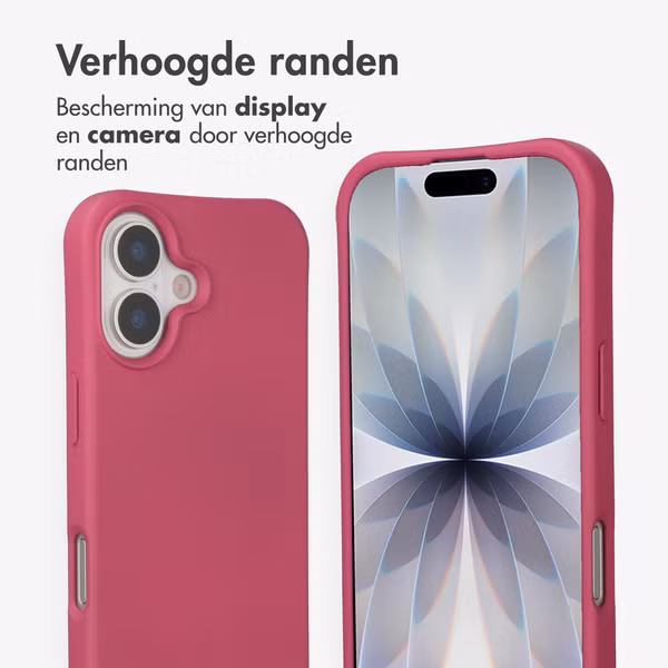 imoshion Color Backcover met afneembaar koord met MagSafe Apple iPhone 17 - Raspberry
