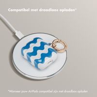 Selencia Vivid Case Apple AirPods 1 / 2 - Wave Vibes Classic Blue