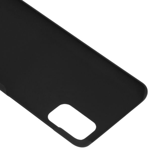 Effen Backcover Samsung Galaxy A41 - Zwart