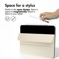 imoshion Magnetic Book Case Apple iPad Air 11 inch (2026) M4 / (2025) M3 / (2024) M2 / Air 5 (2022) / Air 4 (2020) - Beige