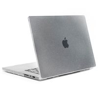 Selencia Glitter Cover MacBook Pro 14 inch (2021 / 2023 M3 chip / 2024 M4 chip) - A2442 / A2779 / A2918 / A3112 / A3185 / A3401 - Transparant