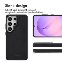 Accezz MagSafe Leather Backcover Samsung Galaxy S26 Ultra - Onyx Black