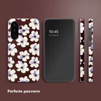 Selencia Vivid Backcover Samsung Galaxy A57 (5G) - Choco Flower Pop