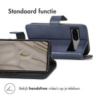 imoshion Luxe Bookcase Google Pixel 7a - Donkerblauw