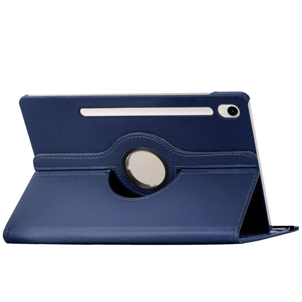 imoshion 360° draaibare Bookcase Samsung Galaxy Tab S9 11.0 inch / Tab S9 FE 10.9 inch - Donkerblauw