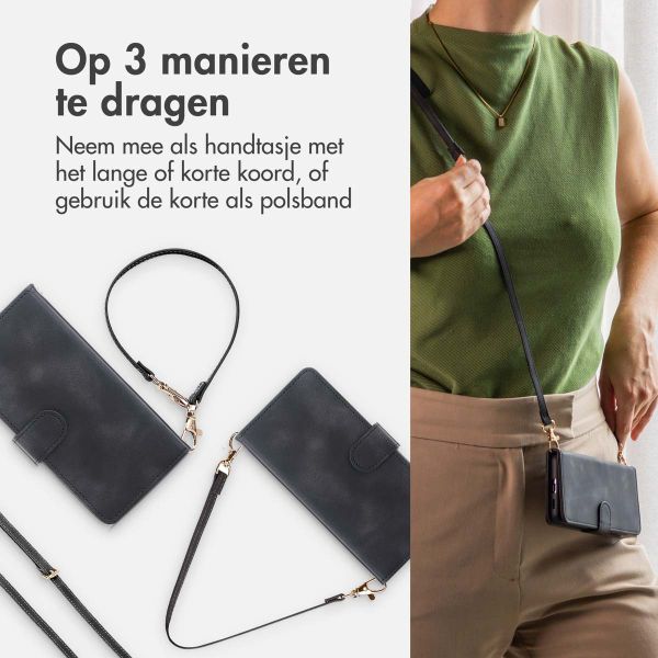 imoshion Bookcase met koord Apple iPhone 16 - Zwart