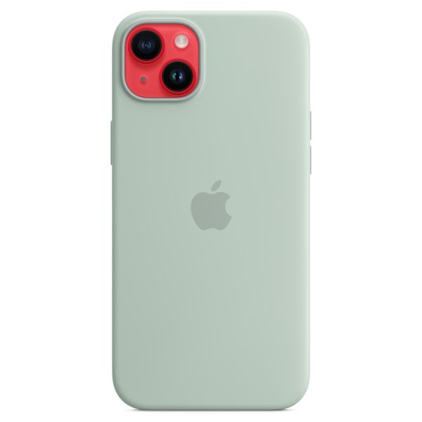Apple Silicone Back Cover with MagSafe Apple iPhone 14 Plus - Succulent