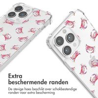 imoshion Design hoesje met koord iPhone 14 Pro Max - Crab Watercolor