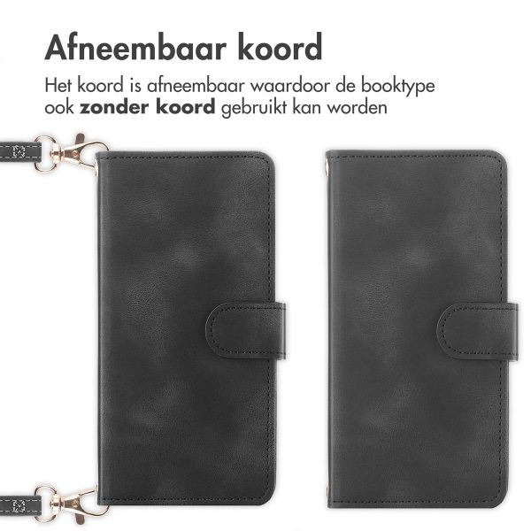 imoshion Bookcase met koord iPhone SE (2022 / 2020) / 8 / 7 - Zwart