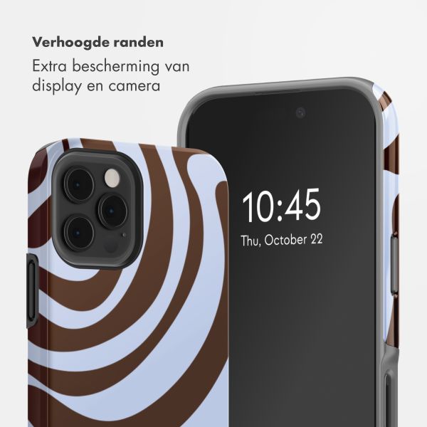 Selencia Vivid Backcover Apple iPhone 12 (Pro) - Dream Swirl Chocolate