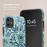 Selencia Vivid Tough Backcover iPhone 11 - Tropical Vibes Light Blue