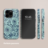 Selencia Vivid Tough Backcover met MagSafe Apple iPhone 15 Pro - Tropical Vibes Light Blue