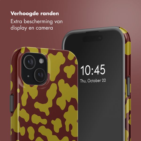 Selencia Vivid Backcover met MagSafe Apple iPhone 15 - Moo'd Olive Dust