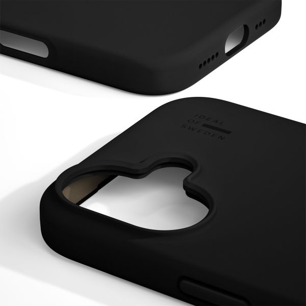 iDeal of Sweden Silicone Case Apple iPhone 16 - Black