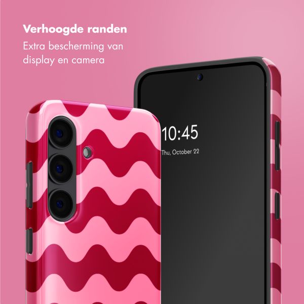 Selencia Vivid Tough Backcover Samsung Galaxy S24 - Wave Vibes Lipstick