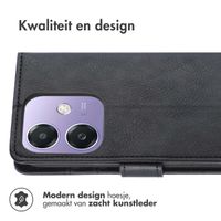 imoshion Luxe Bookcase Oppo A40 (4G) / Oppo A40M (4G) / Oppo A60 (5G) - Zwart