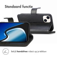 imoshion Luxe Bookcase Apple iPhone 15 - Zwart