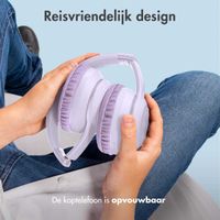 imoshion Draadloze Kinderkoptelefoon LED Light - Decibelbegrenzer - Met AUX kabel - Lavender Lilac