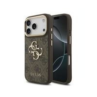 Guess 4G Metal Logo Backcover Apple iPhone 18 Pro / 17 Pro - Bruin