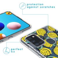 imoshion Design hoesje Samsung Galaxy A21s - Citroen - Geel