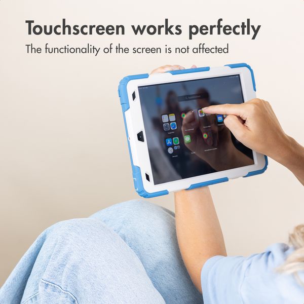 imoshion Rugged Kidsproof Back Cover Apple iPad 11 (2025) 11 inch A16 / iPad 10 (2022) 10.9 inch - Blue