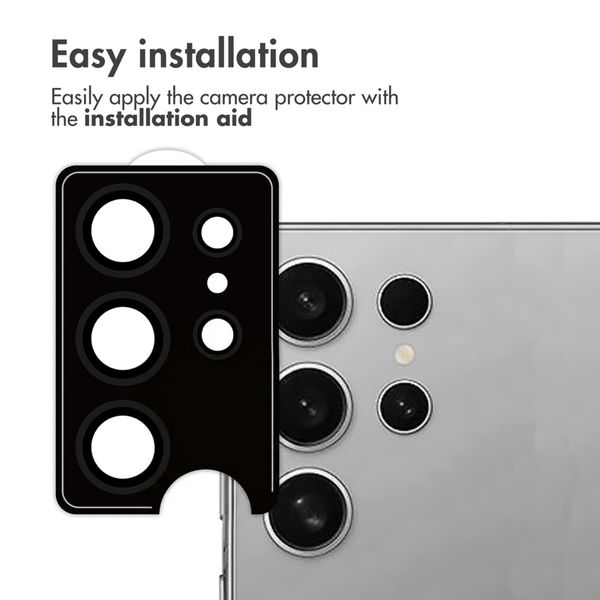 imoshion Camera Protector Glass 2-pack Samsung Galaxy S24 Ultra - Black