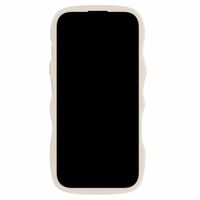 Holdit Wavy Case Apple iPhone 16 Pro Max - Transparent / Light Beige