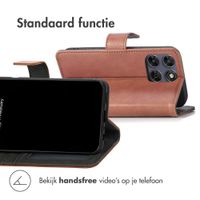 imoshion Luxe Bookcase Motorola Moto G77 - Bruin