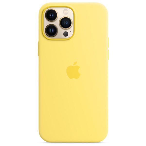 Apple Silicone Back Cover with MagSafe Apple iPhone 13 Pro - Lemon Zest