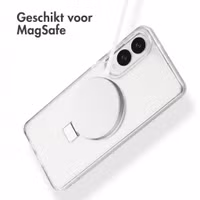 Accezz Ring Stand Backcover met MagSafe Samsung Galaxy S25 Edge - Transparant