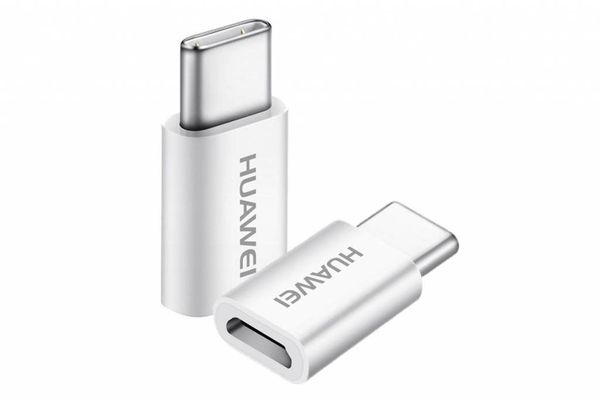 Huawei Wit Micro-USB naar USB-C adapter