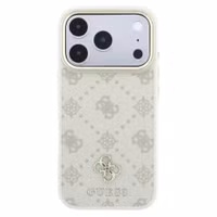 Guess 4G Metal Logo Backcover Apple iPhone 18 Pro Max / 17 Pro Max - Beige