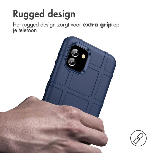 imoshion Rugged Shield Backcover Samsung Galaxy A03 - Donkerblauw