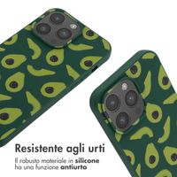 imoshion Siliconen design hoesje met koord Apple iPhone 14 Pro Max - Avocado Green