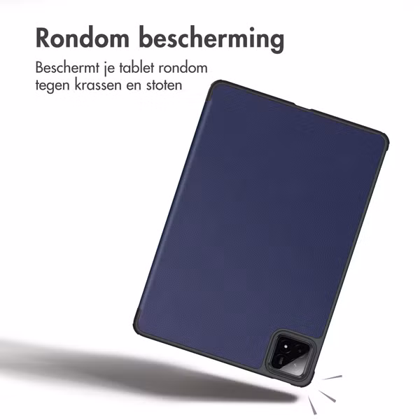 imoshion Trifold Bookcase Xiaomi Pad 7 / 7 Pro / 8 / 8 Pro - Donkerblauw