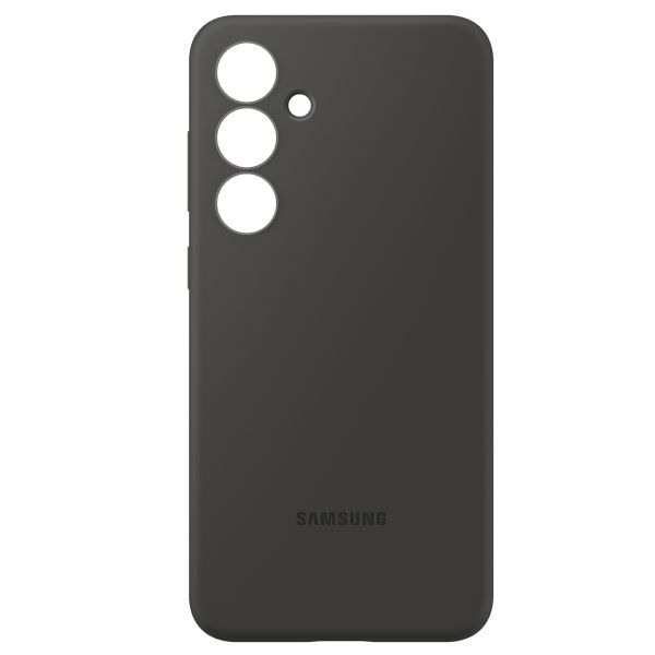 Samsung Originele Silicone Backcover Samsung Galaxy S24 FE - Zwart