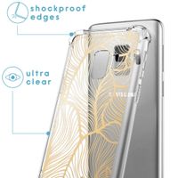 imoshion Design hoesje met koord Samsung Galaxy S9 - Bladeren - Goud