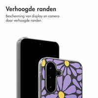 imoshion  Design hoesje Samsung Galaxy A56 - Tropical Violet Flowers Connect