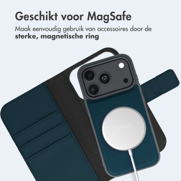 imoshion Uitneembare 2-in-1 Luxe Bookcase Apple iPhone 18 Pro Max / 17 Pro Max - Blauw