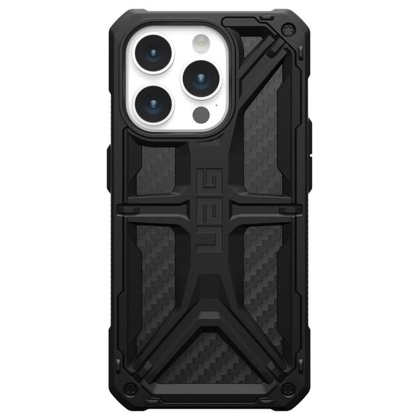 UAG Monarch Backcover iPhone 15 Pro - Carbon Fiber