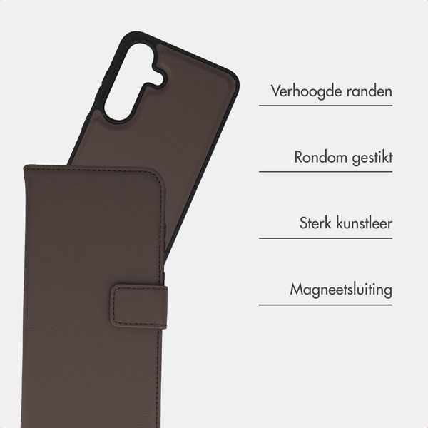 imoshion Uitneembare 2-in-1 Luxe Bookcase Samsung Galaxy S24 FE - Bruin