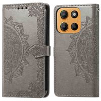 imoshion Mandala Bookcase Motorola Moto G15 / G15 Power - Grijs