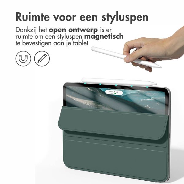 imoshion Magnetic Bookcase Apple iPad Pro 11 (2024) M4 - Donkergroen