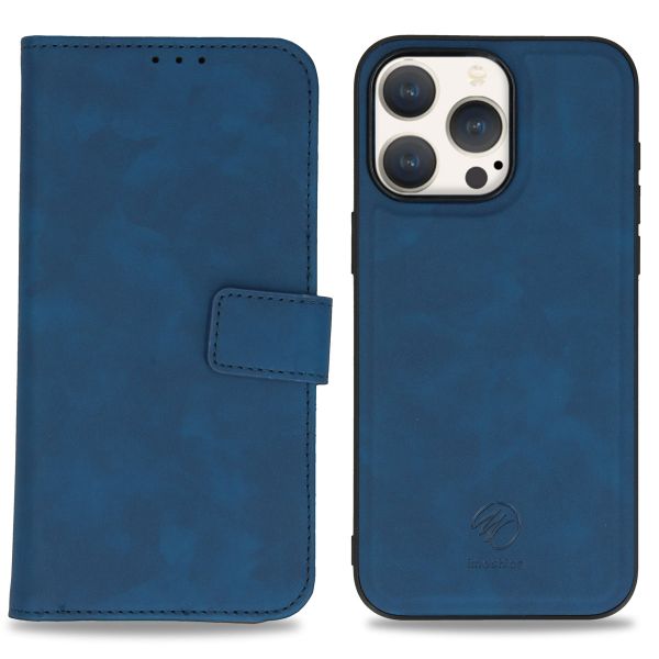 imoshion Uitneembare 2-in-1 Luxe Bookcase iPhone 15 Pro Max - Blauw