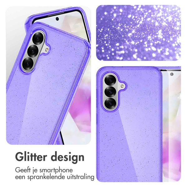 imoshion Glitter Backcover Samsung Galaxy A36 - Glitter Paars