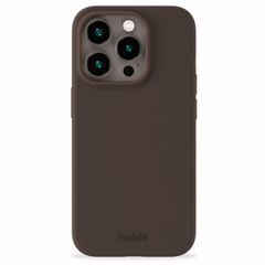 Holdit Silicone Case iPhone 14 Pro - Chocolate