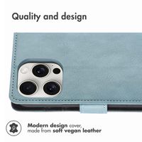 imoshion Luxury Bookcase Apple iPhone 16 Pro - Light Blue